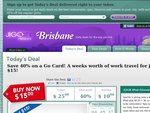 Brisbane Save 40% on a Go Card $15