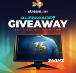 Win an Alienware 240hz Gaming Monitor from StreamMe