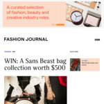 Win a Sans Beast Bag Collection Worth $516 from Fashion Journal