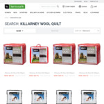 Killarney Wool Quilt 500gsm All Sizes $69.95 @ Harris Scarfe