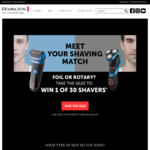 Win 1 of 30 Remington Shavers Worth $99.95 from Spectrum Brands