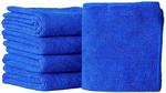 Microfiber Towel Cloth 25x25cm Blue $0.88 Delivered @ Niome Amazon AU