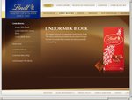 LINDT Lindor Milk Chocolate Blocks - Only 99 Cents at Woolworths Town Hall Sydney