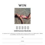 Win a $2,000 Suboo Summer Wardrobe from Suboo