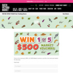 Win 1 of 5 $500 Queen Victoria Market Vouchers from Queen Victoria Market Pty Ltd