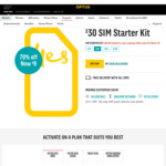 Optus $30 SIM Starter Kit for $9 (Limited to 1 Per Customer) @ Optus