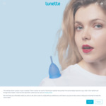 Buy One, Get a Second Lunette Menstrual Cup Free + Shipping (First 1000 Customers Only) @ Lunette
