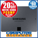 Samsung 860 QVO 4TB $639.20 (+ $80 Cashback) + $15 Delivery (Free with eBay Plus) @ Computer Alliance eBay
