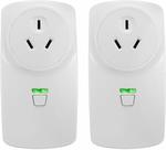 2x Wi-Fi Smart Socket Plug Alexa and Google Home Compatible $28.04 + Delivery (Free with Prime/ $49 Spend) @ Becrowm Amazon AU