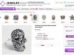 Get 60% Off Hematite Crystal Skull Ring For US$1.19 