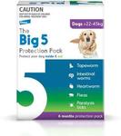 The Big 5 Protection Pack for Dogs Purple 22kg-45kg 6 Pack $50.39 Free Delivery @ Budget Pet Products