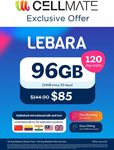 Lebara 120 Day Plan with 96*GB Data for $85, Lebara 29.90 Medium Plan Starter Kit for $12 + Free Shipping @ CELLMATE