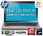 Catch of The Day HP 15.6in LED Notebook REFURBISHED $383.95 Delivered AMD Phenom II 2.6GHz 15.6