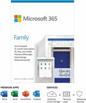 Microsoft 365 Family (Up to 6 Users, 1 Year, Multiple Devices) $86.30 + Delivery (Free with Prime) @ Amazon UK via AU