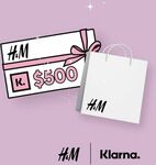 Win a $500 H&M Gift Card from Klarna