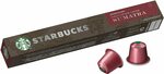 Starbucks Nespresso 10 Pods (Min Qty 3) $4.80 ($4.32 S&S) + Delivery ($0 with Prime/ $39 Spend) @ Amazon AU / Coles