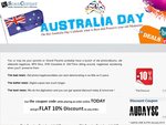 [Extended] 10% Flat Discount on Every Order Placed on This Australia Day