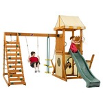 Plum Endeavour Wooden Framed Play Centre - $998 SAVE $700 - Price Includes Delivery