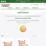 Buy Any Dozen (Original Glazed or Assorted) & Get 11 Original Glazed & 1 Smiley Doughnut Free @ Krispy Kreme (Online Only 19/11)
