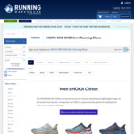 40% off Hoka Running Shoes + $5 Delivery ($0 with $150 Order) @ Running Warehouse