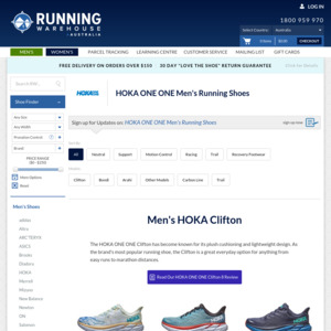 Hoka shoes hot sale running warehouse