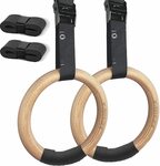 YESDEX Wooden Gymnastic Rings 32mm for Sports $29.99 + Post ($0 Prime/ $39 Spend) @ Yesdex Amazon AU