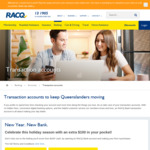 [QLD] $100 Cash Bonus after Making 4 Purchases with a New RACQ Transaction Account @ RACQ Bank