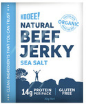 50% off - KOOEE! Natural Beef Jerky - $3 @ Coles