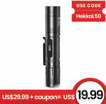 Wuben L50 LED Rechargeable Flashlight US$19.99 (~A$26.59) Delivered @ Hekka