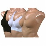 3 Wireless Bra Tops and Free Post $29 Small to 3x Available