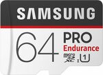Samsung Pro Endurance MicroSD Card 64GB $13 + Delivery ($0 with Prime / $39 Spend) @ Amazon AU