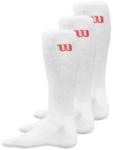 Wilson Men's Crew Socks 3-Pack (White & Black) $4.99 + $5 Delivery ($0 with $150 Order) @ Tennis Only