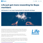 Discounted Gift Cards: 3%-10% off + Fees @ Bupa Life Rewards (Membership Required)