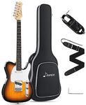 Donner Telecaster Electric Guitar with Strap, Cable & Bag $118.38 ($115.42 with eBay Plus) Delivered @ Donner Music via eBay
