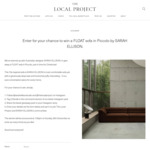 Win a FLOAT Sofa in Piccolo by SARAH ELLISON from The Local Project