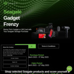 Purchase 2 Seagate Hard Drives (Selected Lines) @ Participating Stores & Claim Bonus Prezzee eGift Card or Gadget @ Seagate