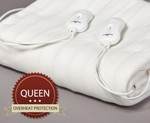 Fully Fitted Dual Control Electric Blanket in Queen COTD $34.95 + $9.95 Shipping