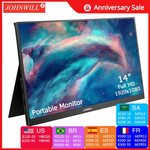 JW14 14" FHD IPS Portable Monitor US$72.96 (~A$109.39) Delivered @ JOHNWILL Global Store AliExpress