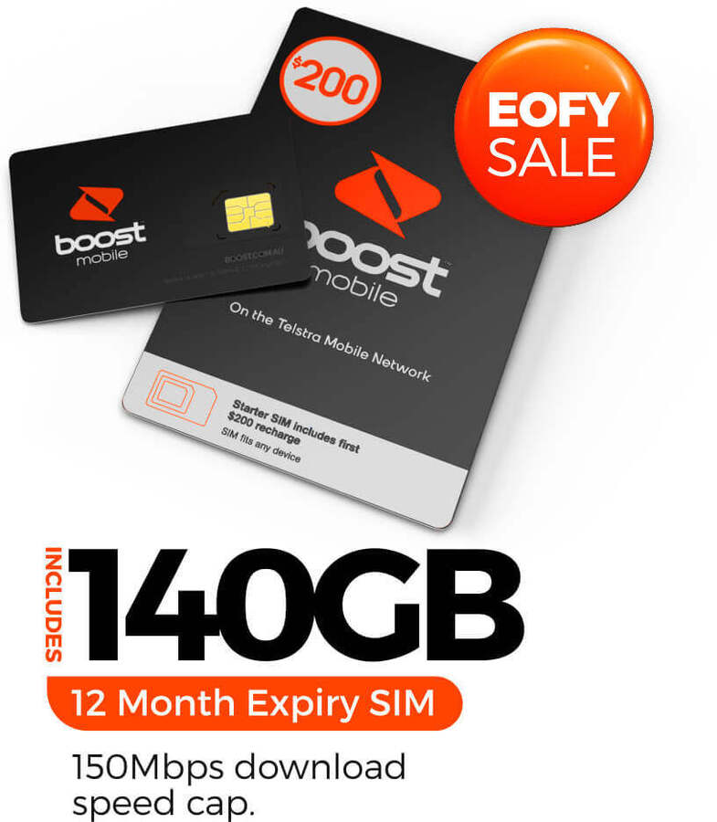 Boost Mobile 12-Month 140GB Plan $170 Delivered (Was $200) + (Expired