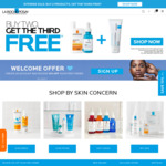 La Roche-Posay Buy 3 & Get Cheapest Item Free + 20% ShopBack Cashback + $9.95 Delivery ($0 with $50 Order) @ La Roche-Posay