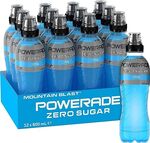 Powerade Mountain Blast Zero Sugar Sports Drink 12pk Bottles $12 + Delivery ($0 with Prime/ $39 Spend) @ Amazon AU Warehouse