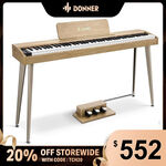 Donner DDP-60 Digital Piano Electric Keyboard 88 Key $551.99 Delivered @ Donner Music eBay
