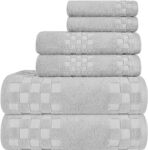 [Prime] DIAOJIA Bath Towels Cotton Towel Soft 6 Piece $29.99 Delivered @ zibodiaojiafangzhiyouxiangongsi via Amazon AU