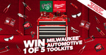 Win 1 of 5 Milwaukee Automtive Toolkits Worth $2,800 from Shannons