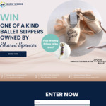 Win One of a Kind Ballet Slippers by Sharni Spencer @Showworks