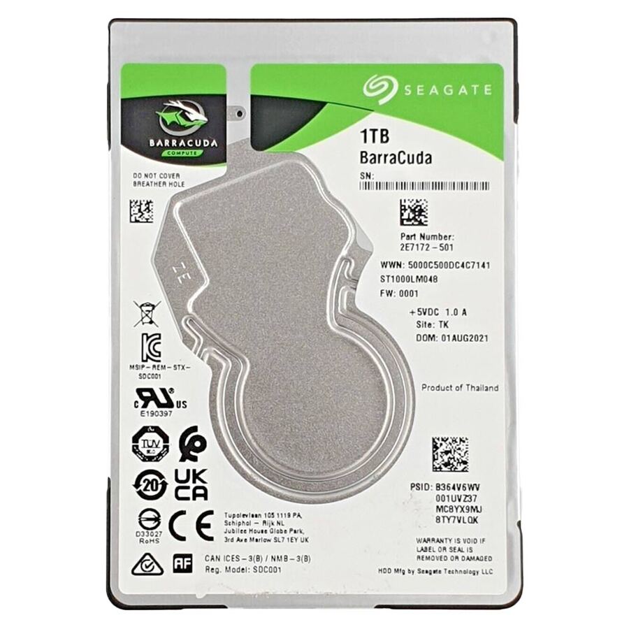 Seagate Barracuda ST1000LM048 2.5" 1TB 5400 RPM Internal HDD $37.50 ...