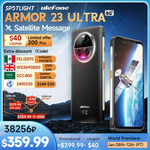 Ulefone Armor 23 Ultra (6.78" 120Hz, 12GB/512GB, 5G, NFC, IP68/69K) US$365.99 (~A$548.30) Shipped @ Ulefone Official AliExpress