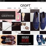 $30 off All Full-Priced Footwear at Croftshoes.com.au