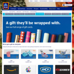 10% off Ultimate Home, Everyone, Celebrate & Birthday Gift Cards @ ALDI