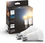 [Prime] Philips Hue White Ambiance E27 1100 Lumen 75W Twin Pack - 2 Packs (4 Bulbs) for $89.09 Delivered @ Amazon Germany via AU